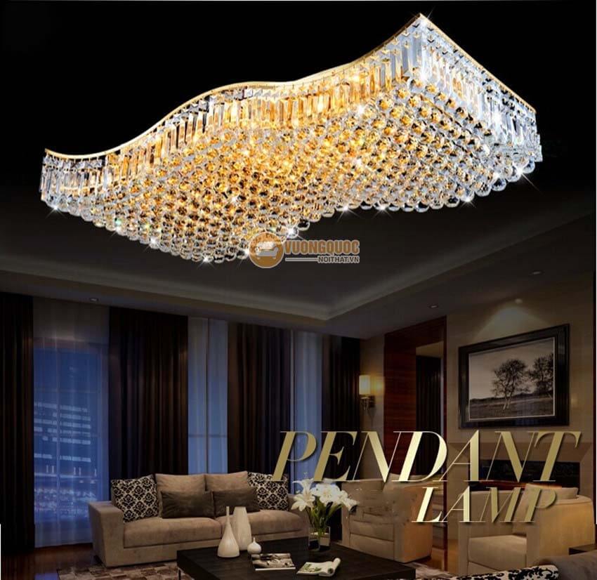 Đèn ốp trần hình chữ nhật kích thước lớn CM230-1